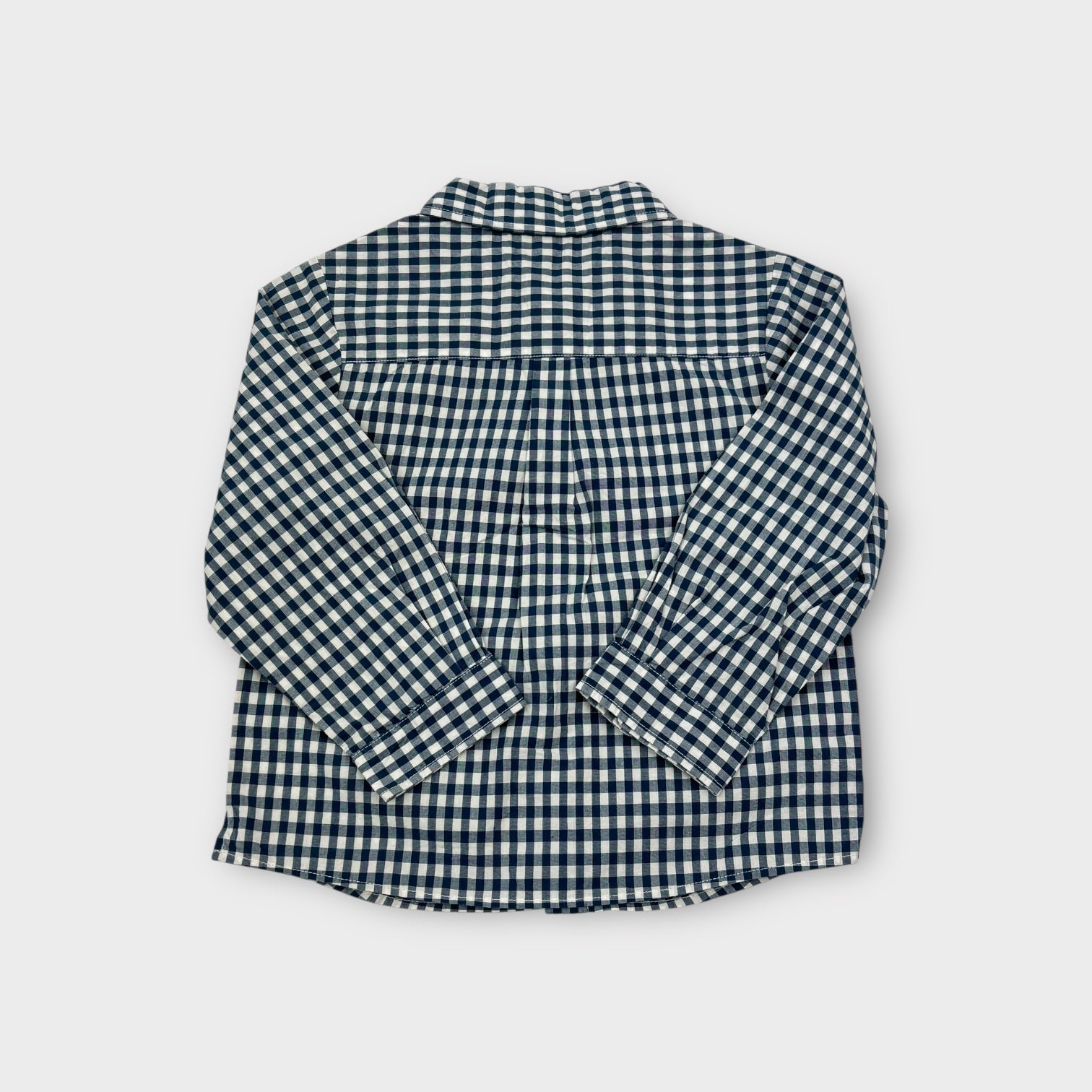 Jacadi Paris Blue Check Shirt, Size 2-3