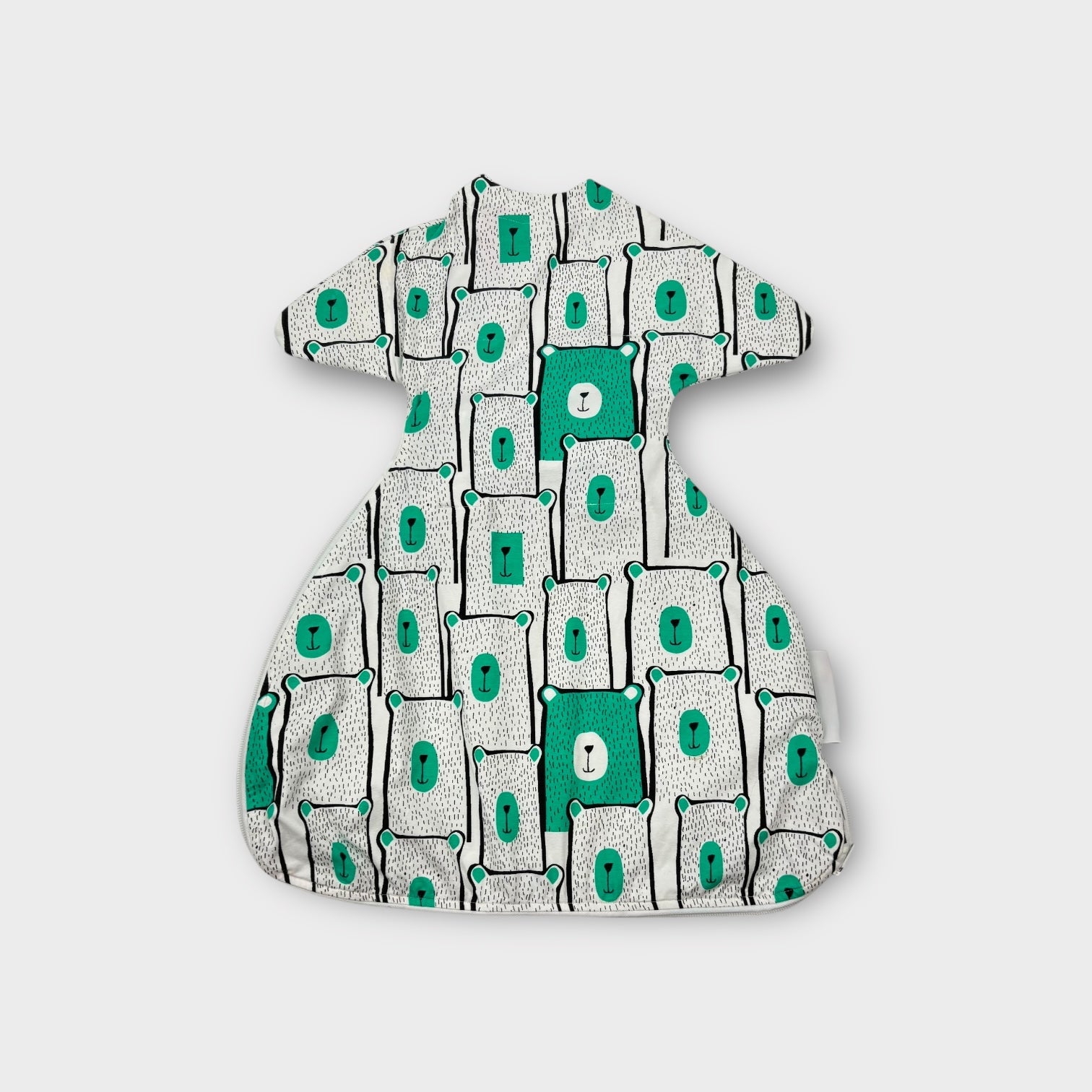 Baby Loves Sleep Green Bear Sleep Sack, Size 000