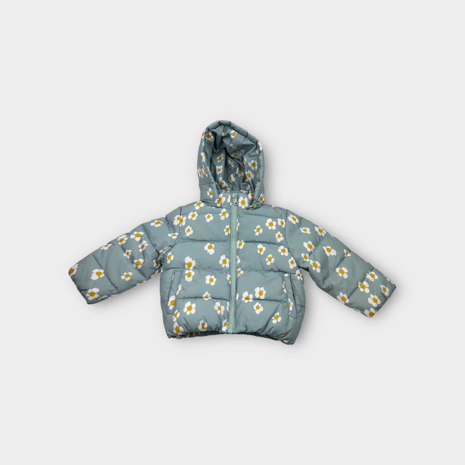 Stella McCartney Flower Puffer Jacket, Size 0