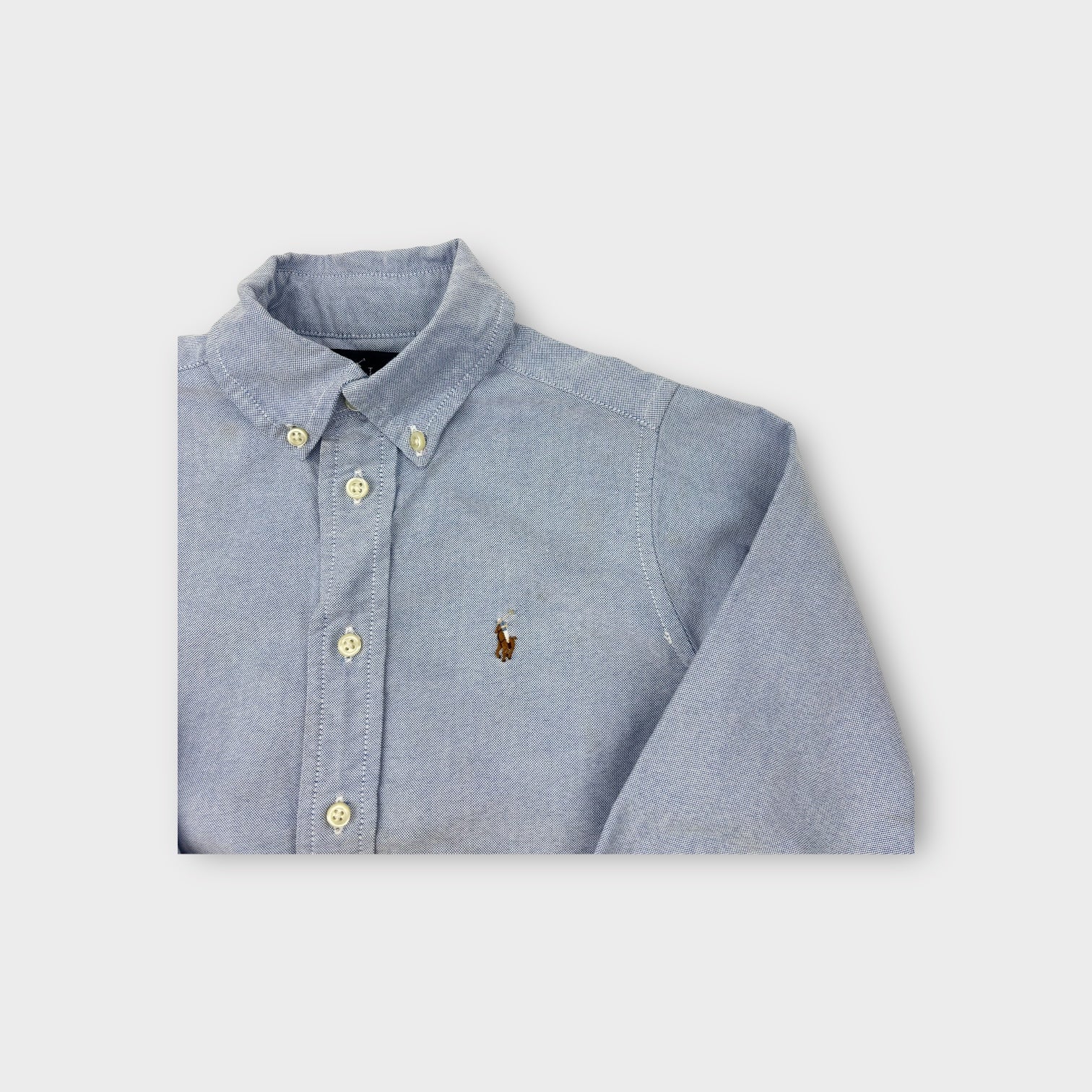 Ralph Lauren Chambray Oxford Shirt, Size 4