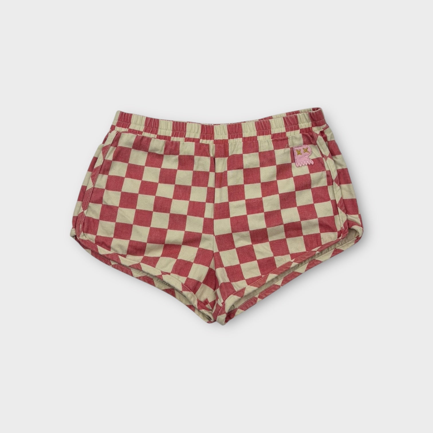 Rock Your Kid Check Shorts, Size 4