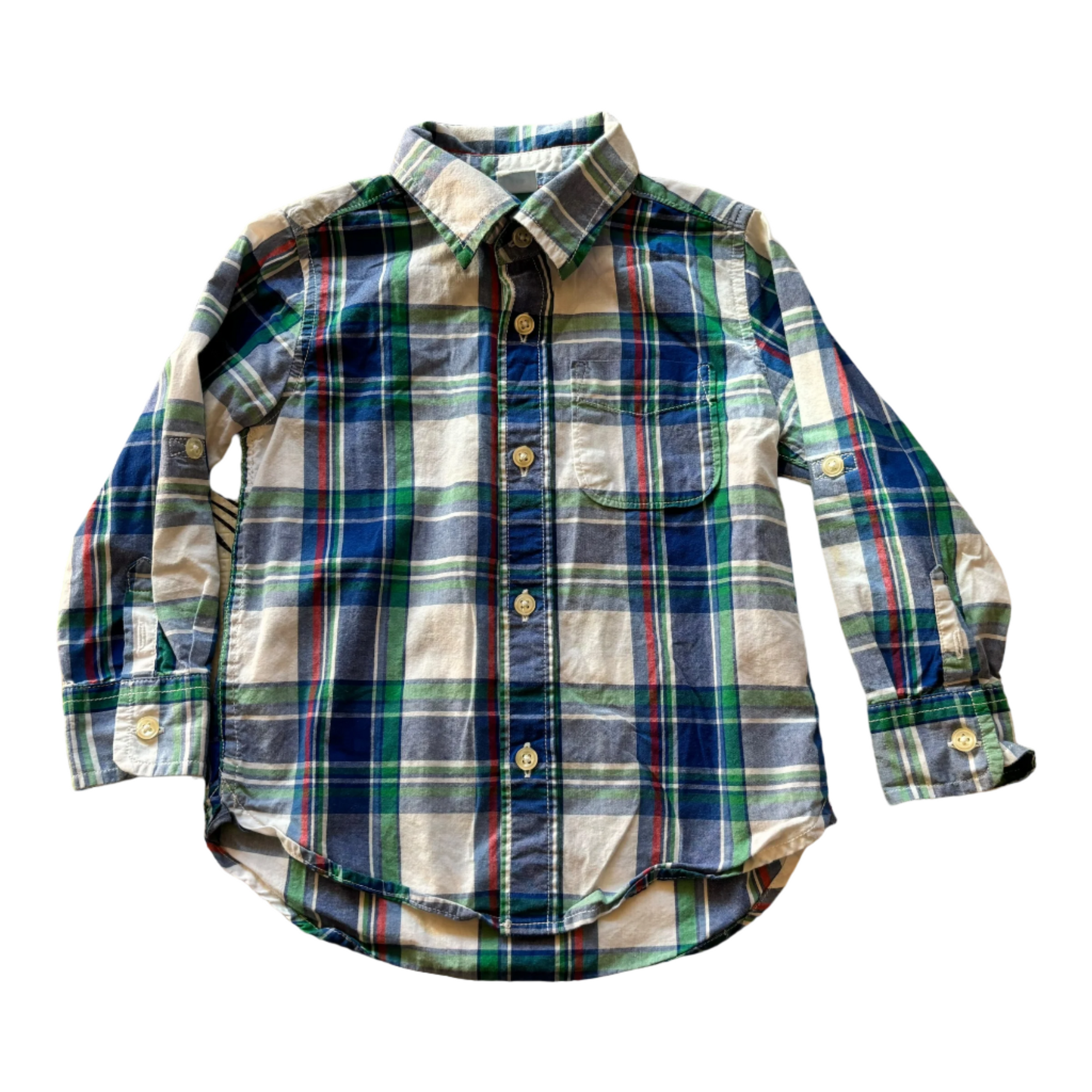Baby Gap Plaid Shirt, Size 3