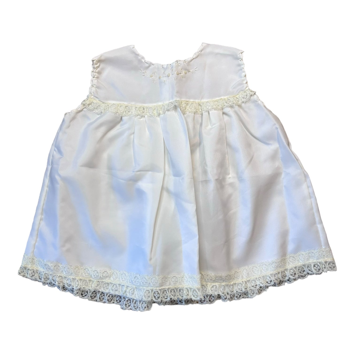 Vintage White Dress, Size 000