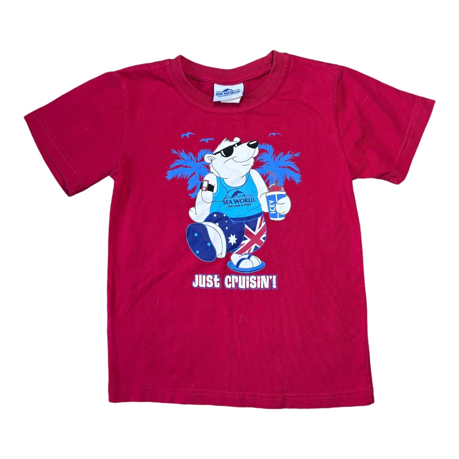 Sea World Souvenir T-Shirt, Size 4