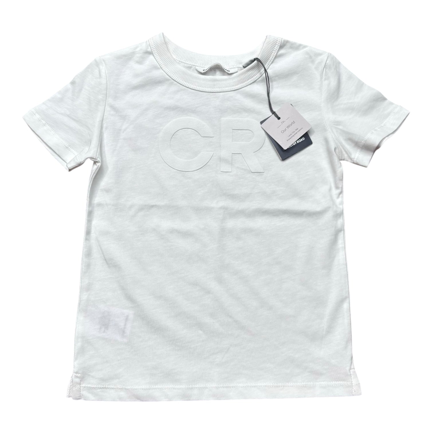 Country Road White Tee, Size 2-3