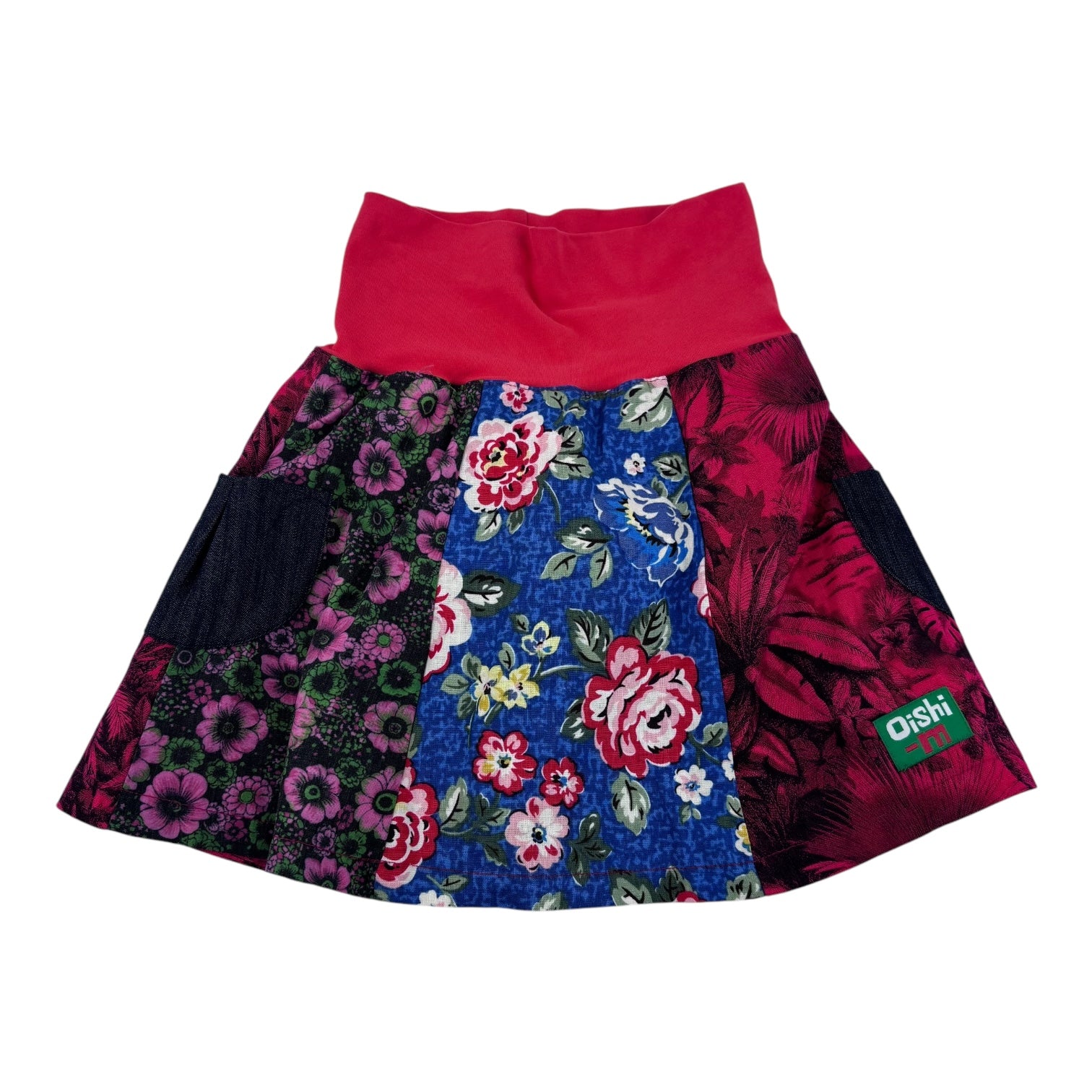 Oishi M Pink Patchwork Skirt, Size 4-5
