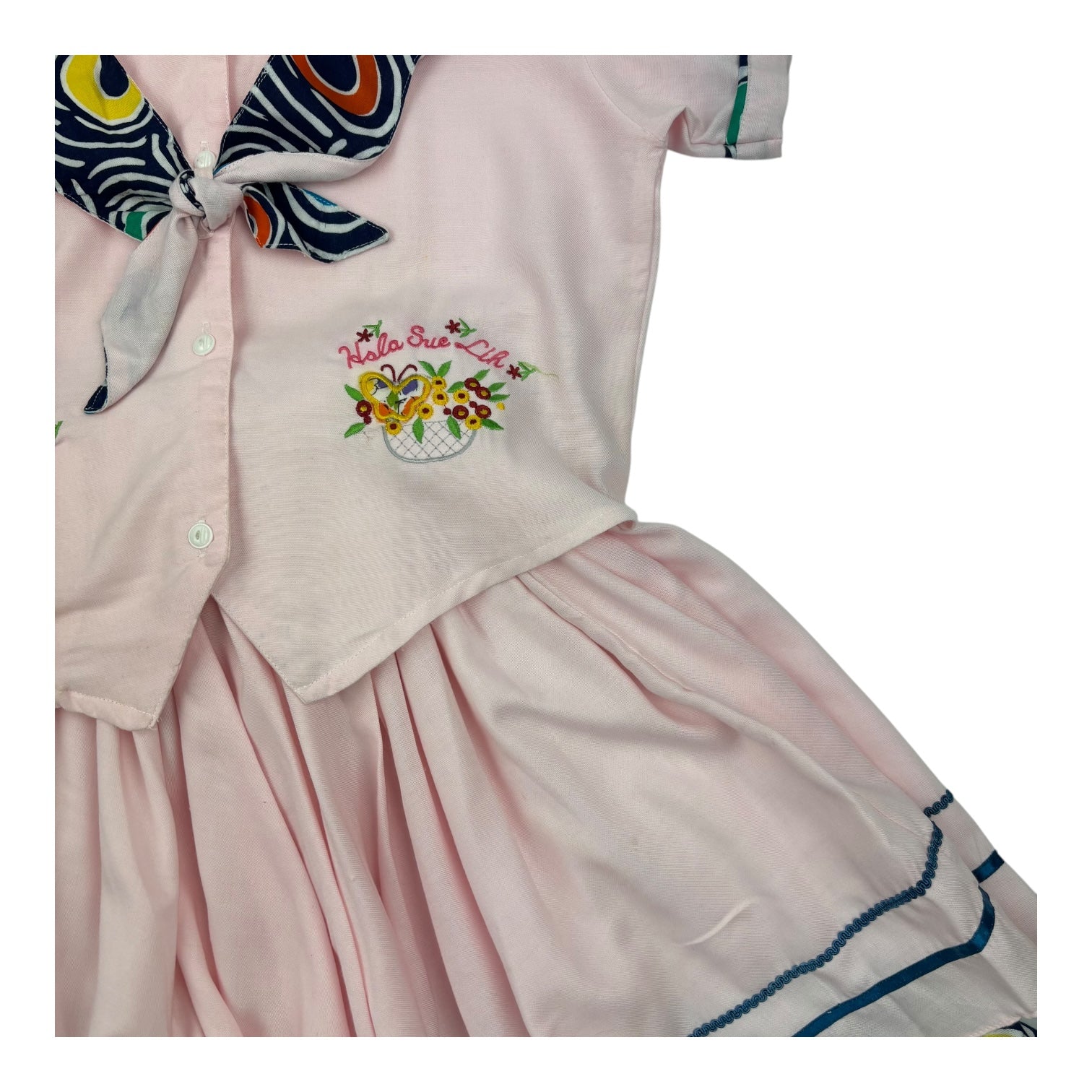 Vintage Pink Two Piece Set Size 14