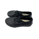Vans All Black Leather Originals, Size EU 32.5