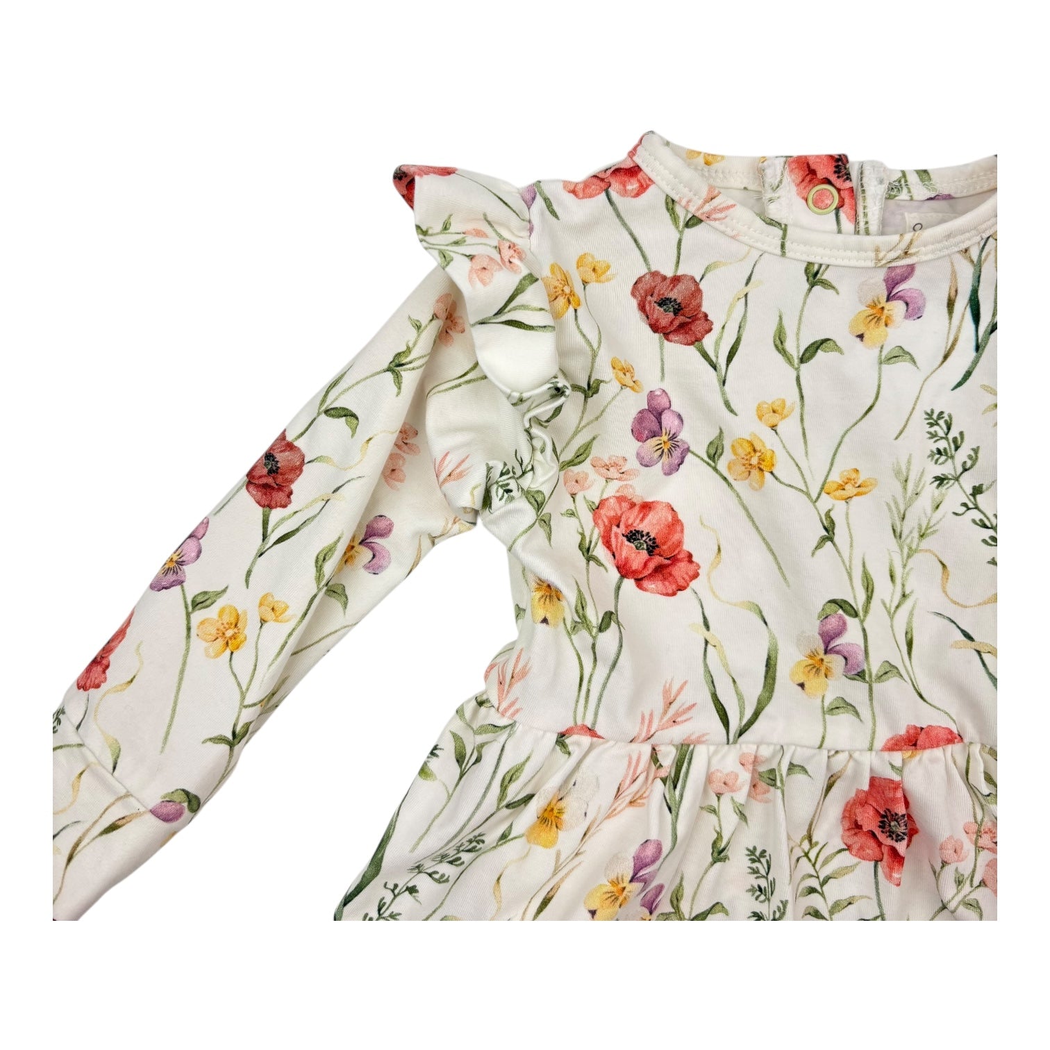 Snuggle Hunny Kids Floral Romper, Size 0
