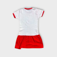 Vintage Stick Figure Drawing Dress, Size 3