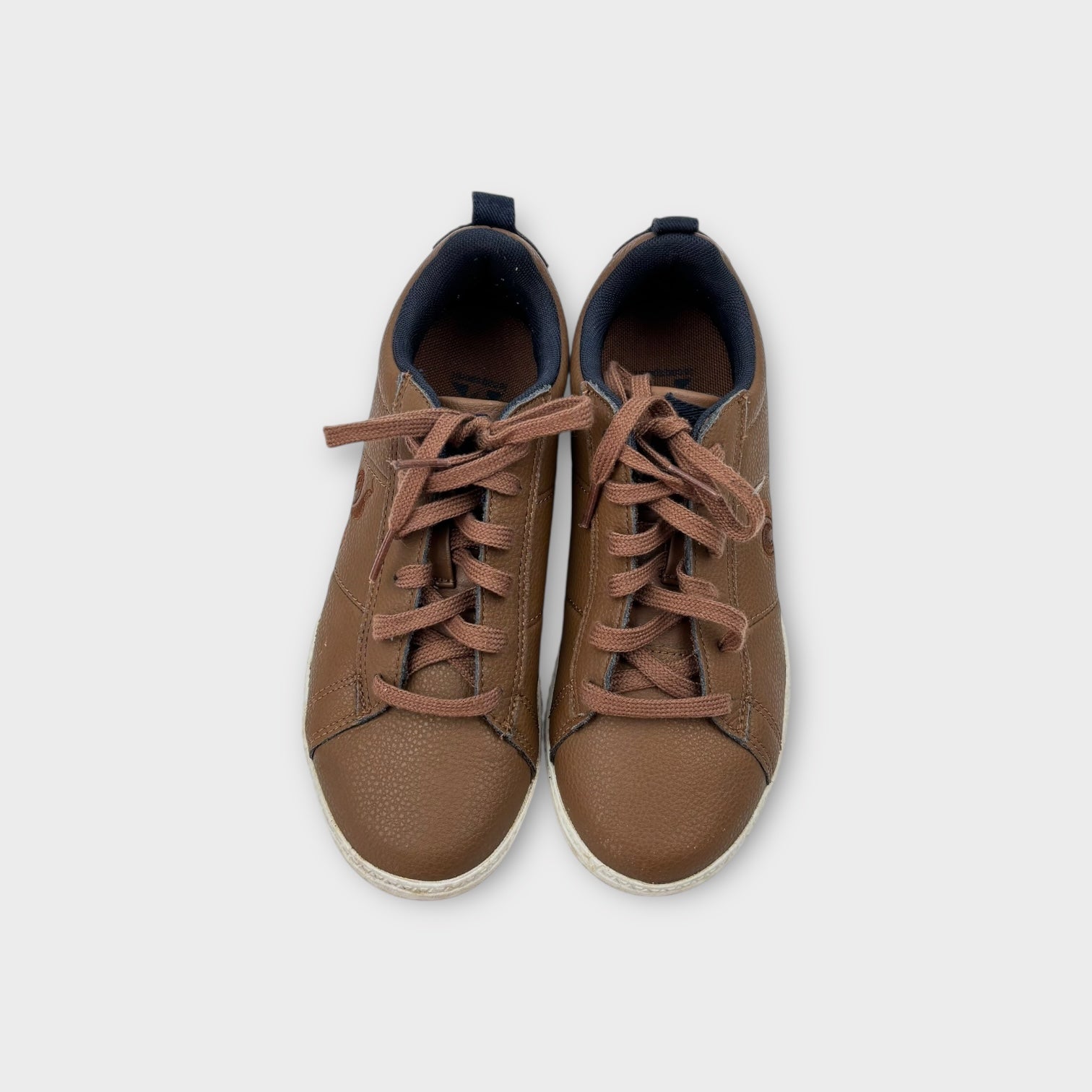 Brown Leather Le Coq Sneakers, Size EU 36