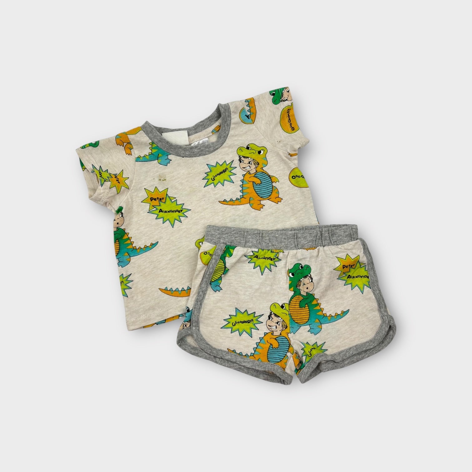 Peter Alexander Dino Kid Sleep Set, Size 00