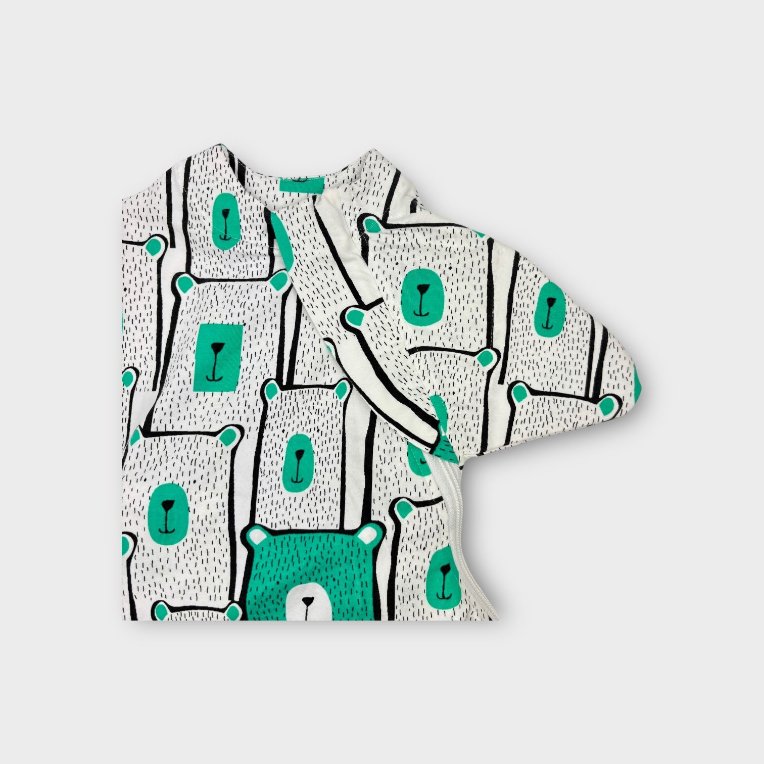 Baby Loves Sleep Green Bear Sleep Sack, Size 000