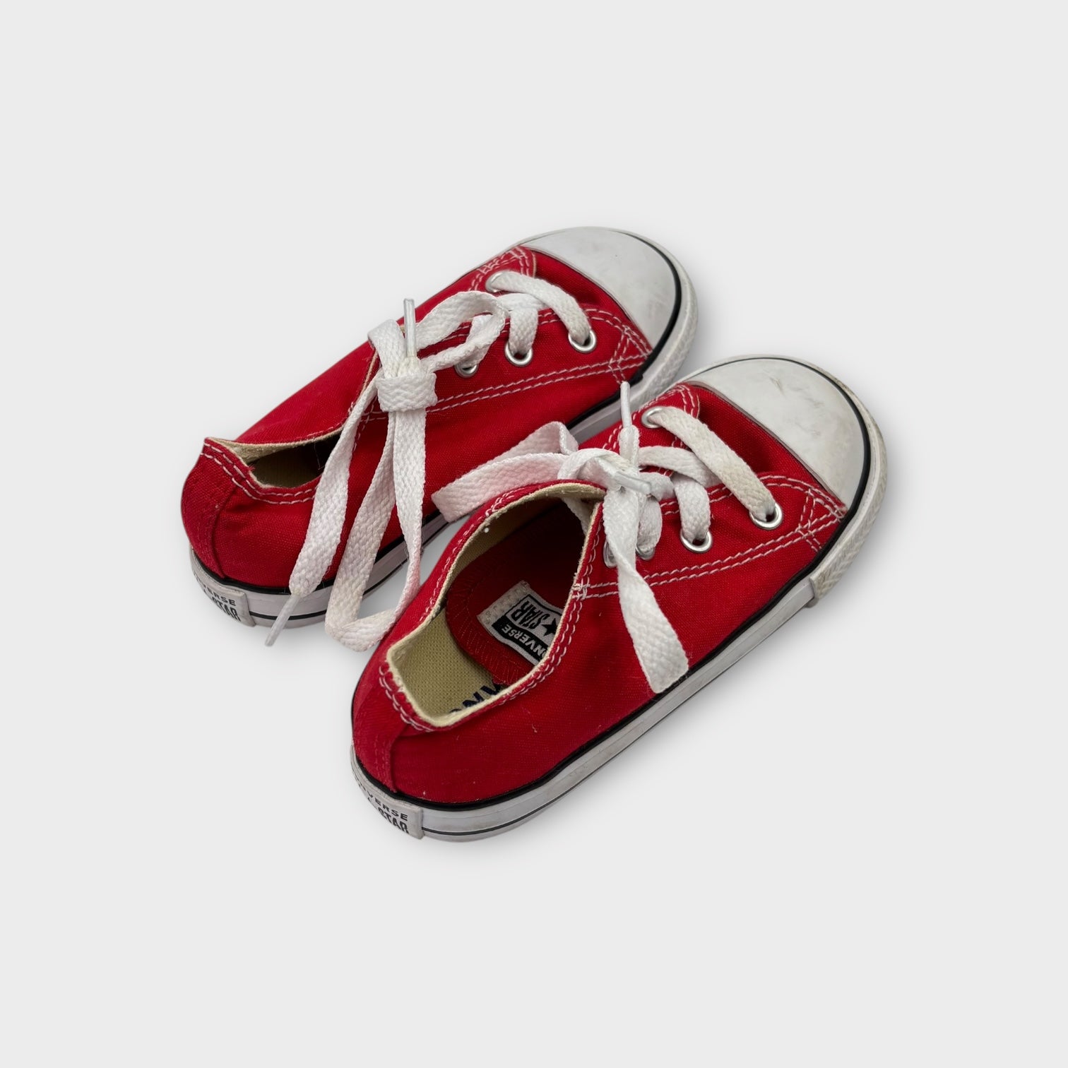 Red Converse All Stars, Size EU 24