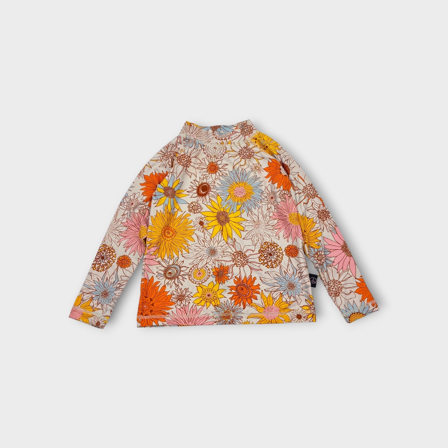 Kip & Co Floral Rash Guard, Size 3