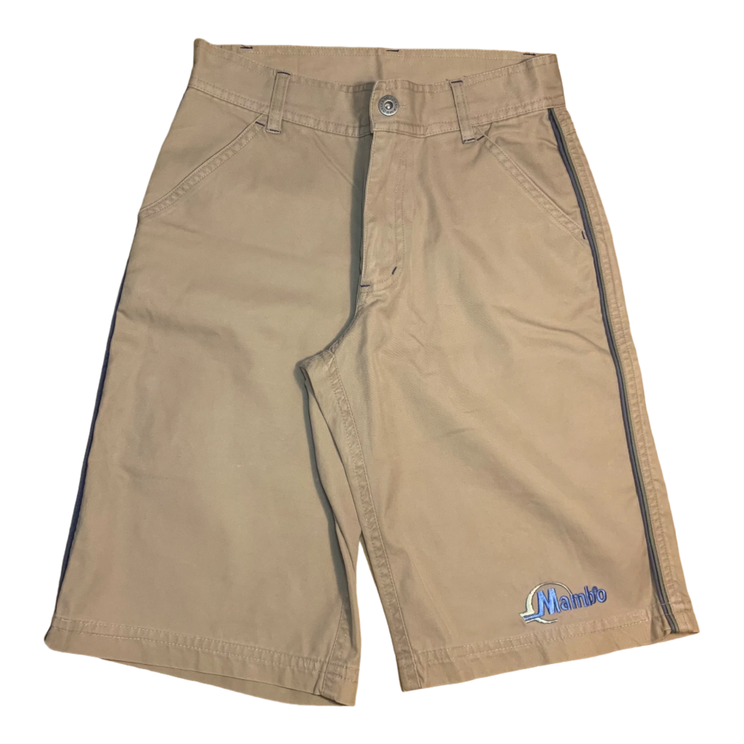Mambo Khaki Shorts, Size 10