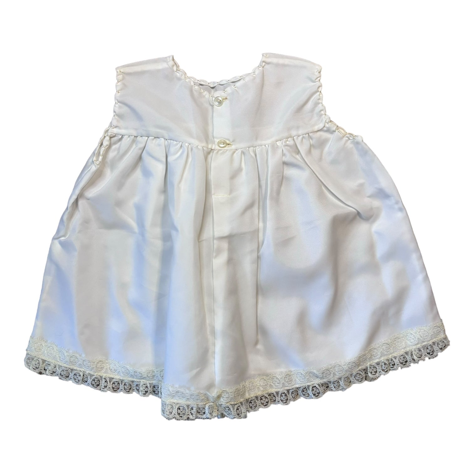 Vintage White Dress, Size 000