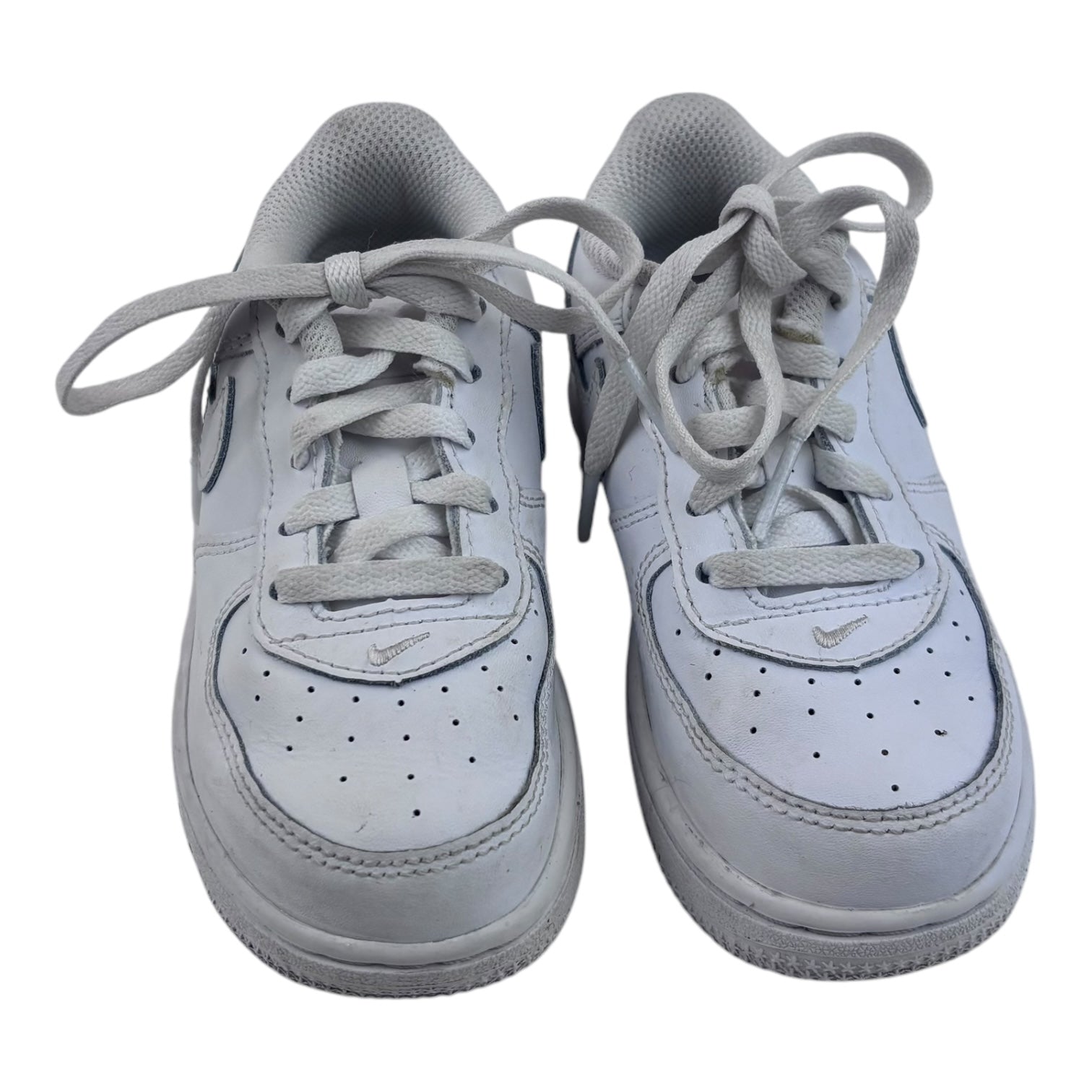 Nike White AF1 Sneakers, Size EU 26