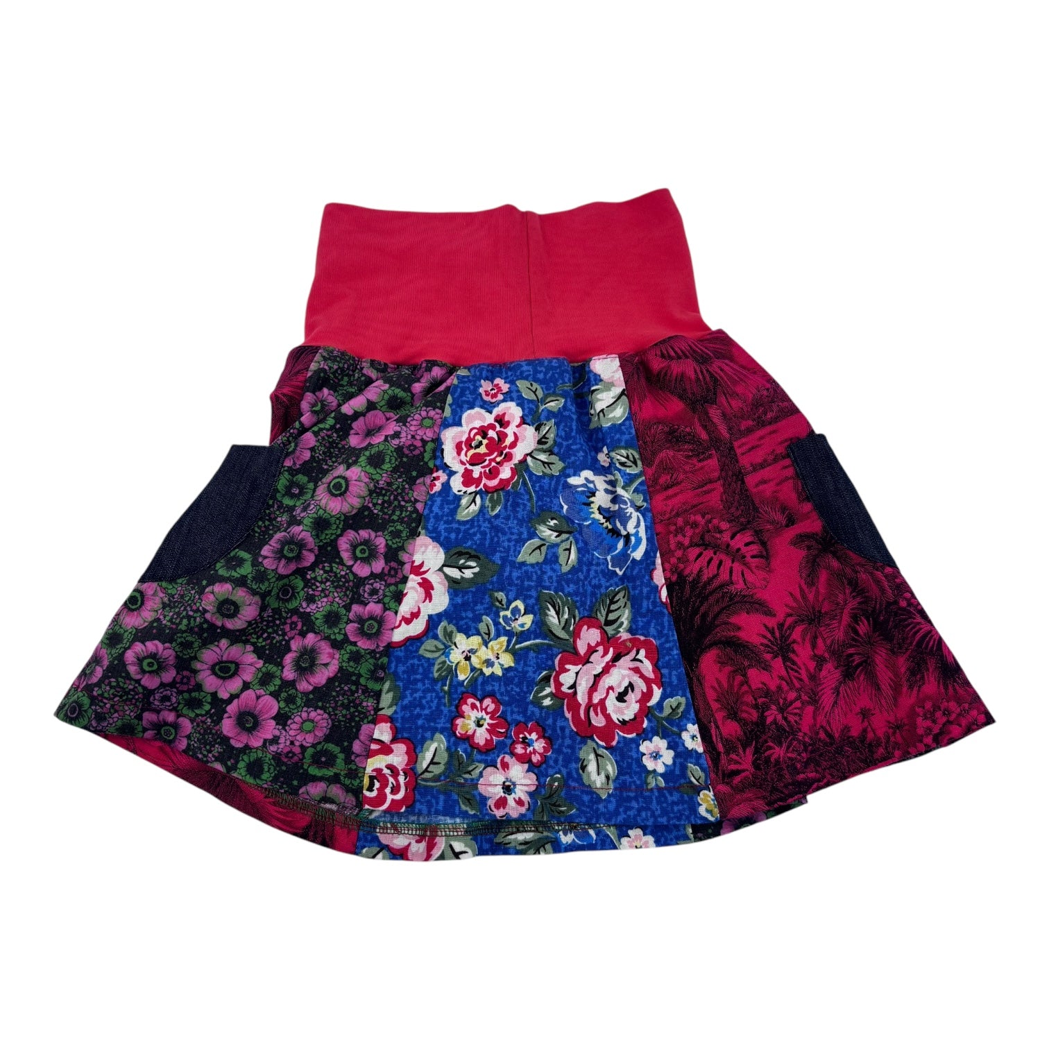 Oishi M Pink Patchwork Skirt, Size 4-5