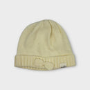 Toshi White Bow Beanie, Size S