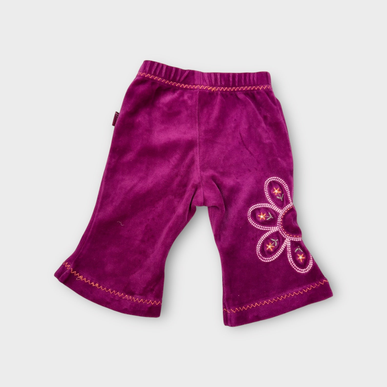 Pumpkin Patch Velour Flare Pants, Size 000