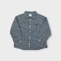 Jacadi Paris Blue Check Shirt, Size 2-3