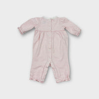Ralph Lauren Pink Stripe Onesie, Size 000