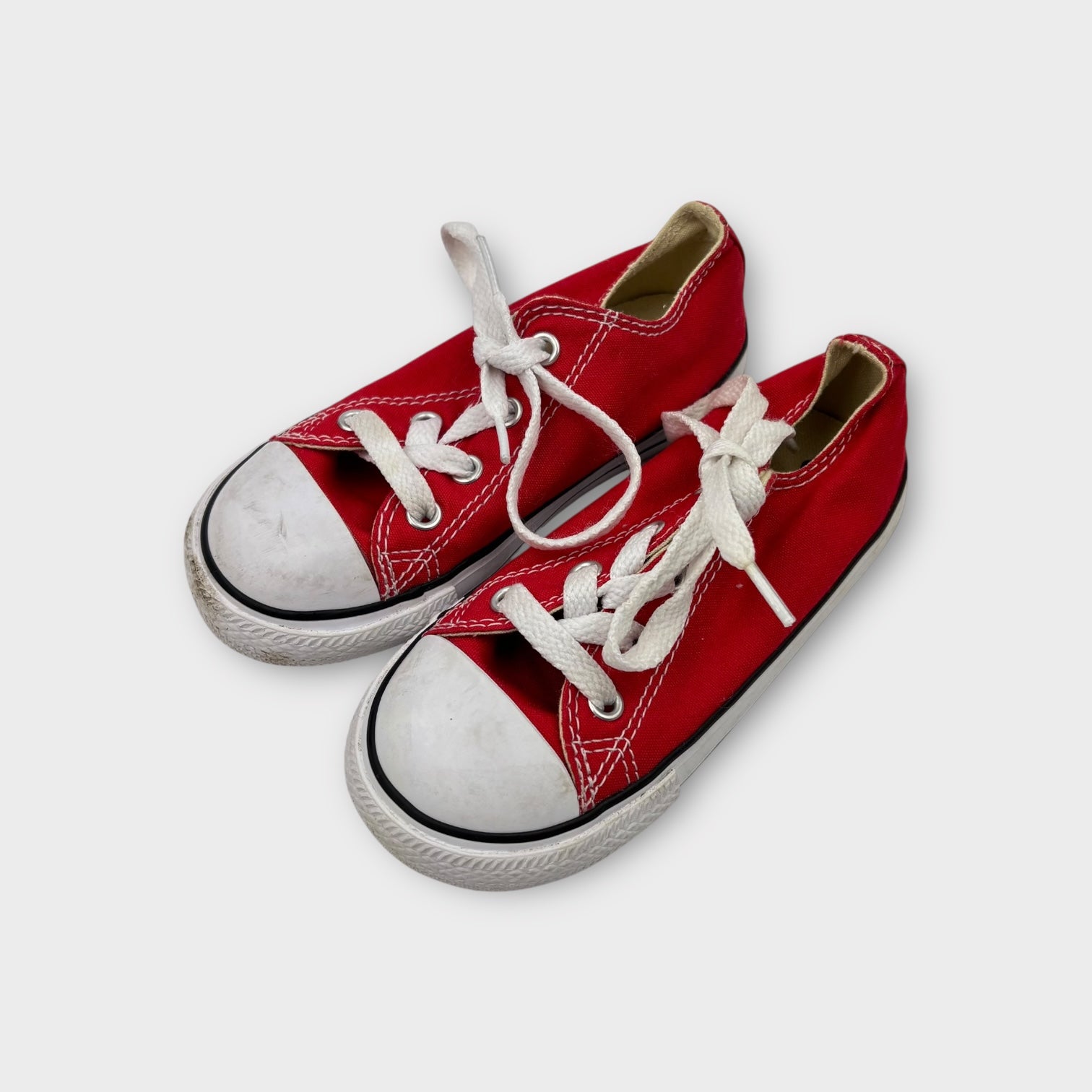 Red Converse All Stars, Size EU 24