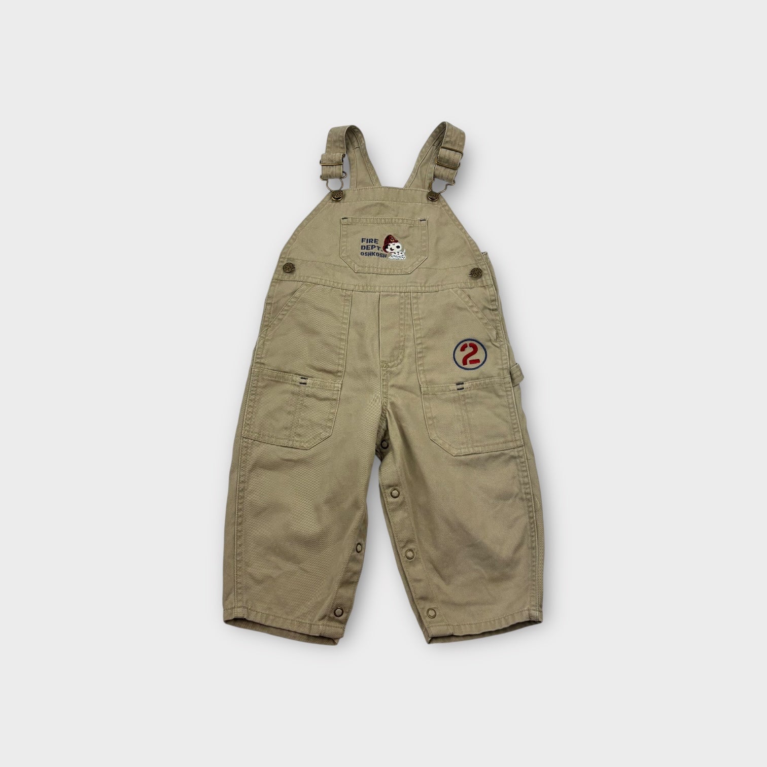 Fire Dept. Oshkosh Overalls, Size 1