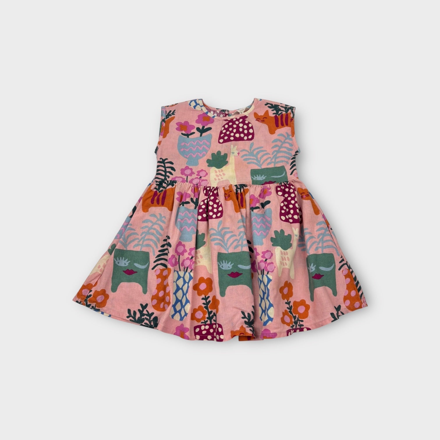 Little Princess Highway Printed Dress, Size 3