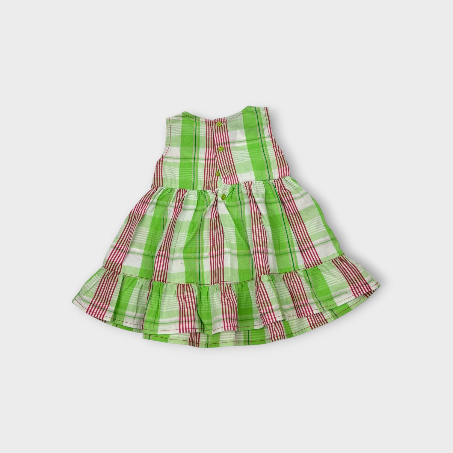 Red, Green Plaid Matching Set, Size 0