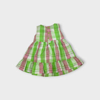 Red, Green Plaid Matching Set, Size 0