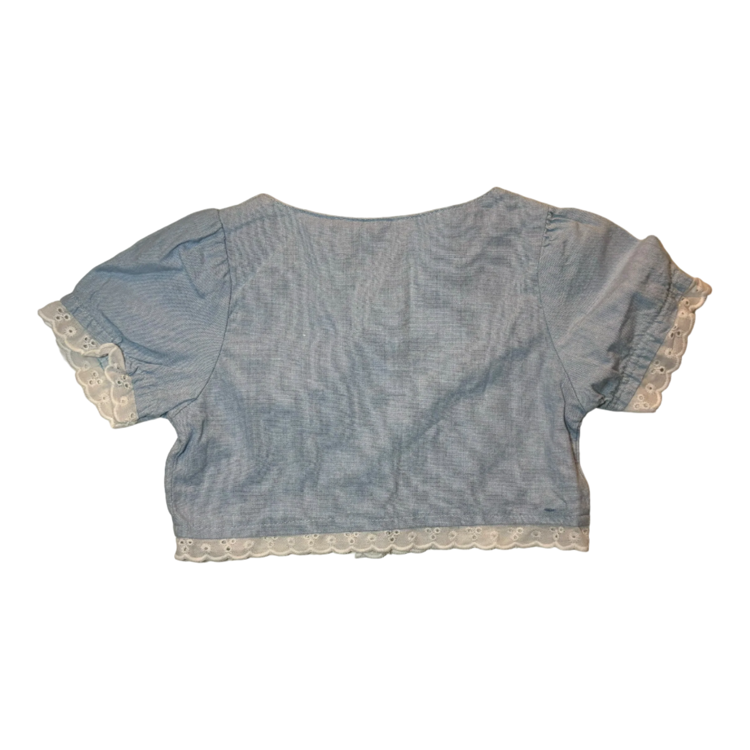 Blue Boppers Chambray Shirt, Size 0