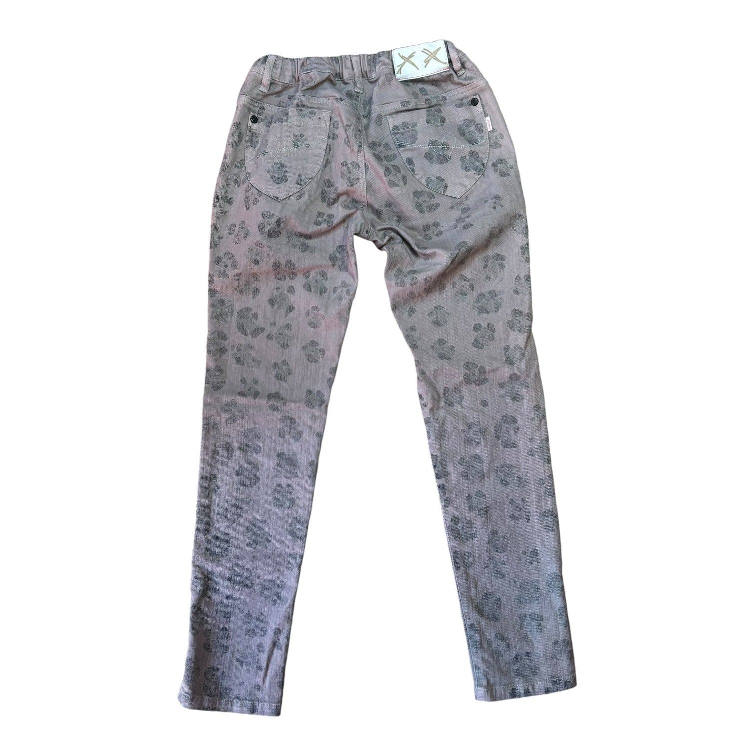 Munster Faded Leopard Jeans, Size 12