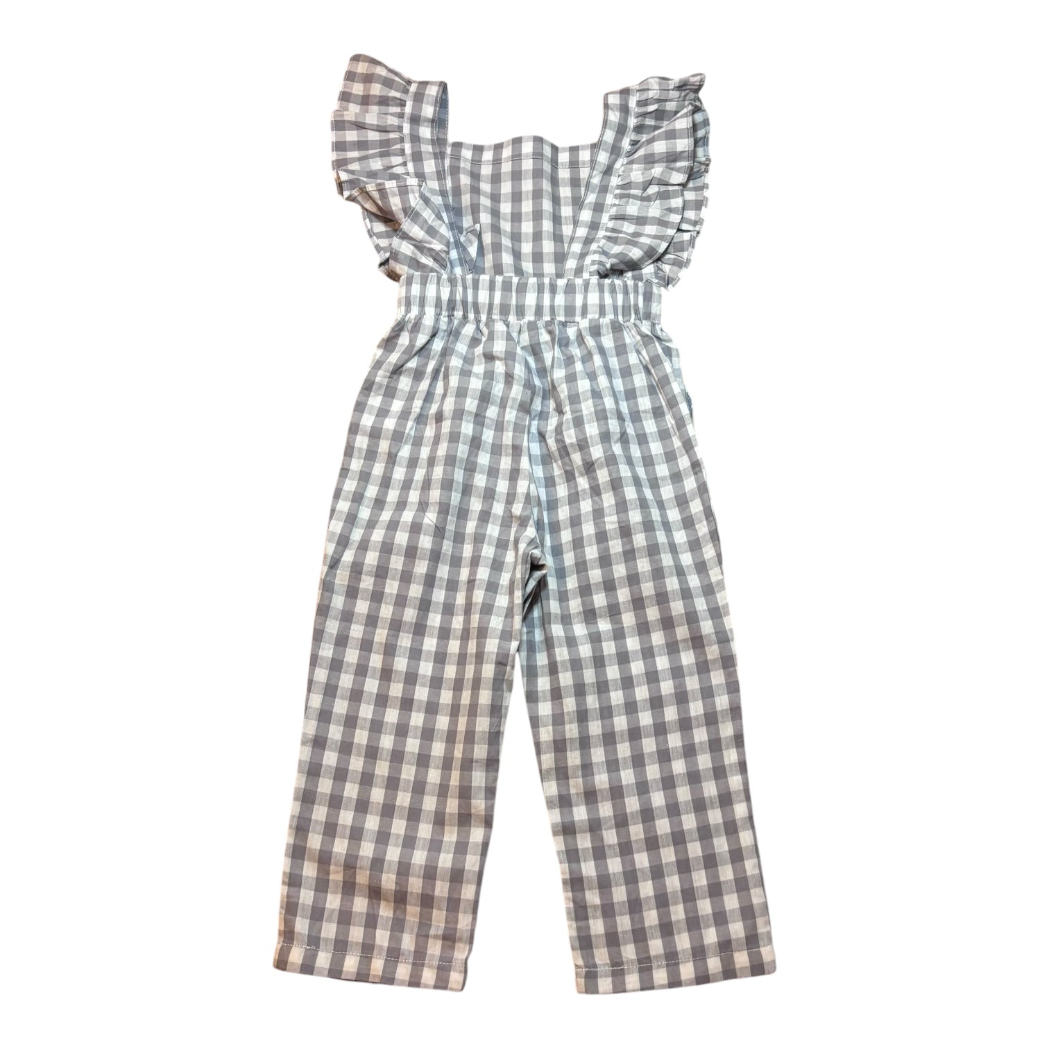 Neutral and Gingham Jumpsuit Bundle, Size 1