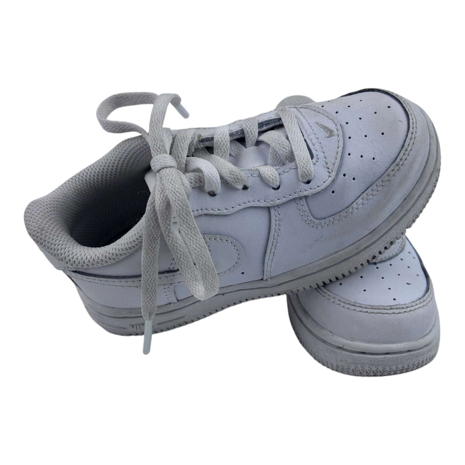 Nike White AF1 Sneakers, Size EU 26