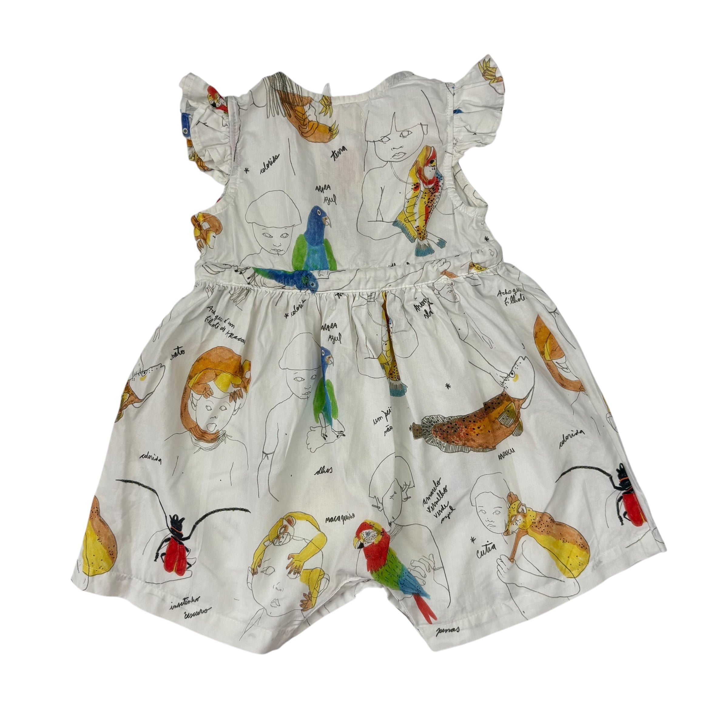 Fabula Sketch Romper, Size 0