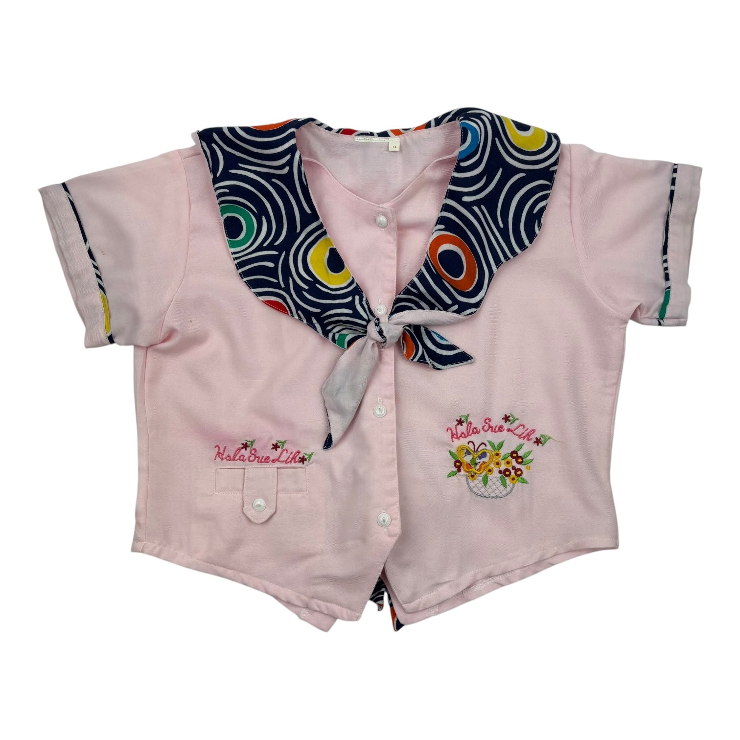Vintage Pink Two Piece Set Size 14