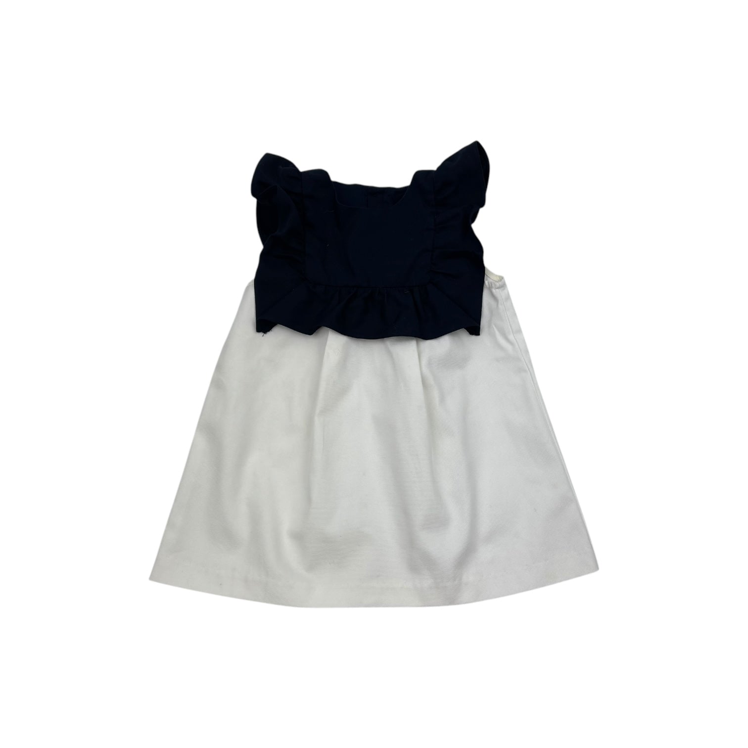 Jacadi Paris Navy and White Dress, Size 1