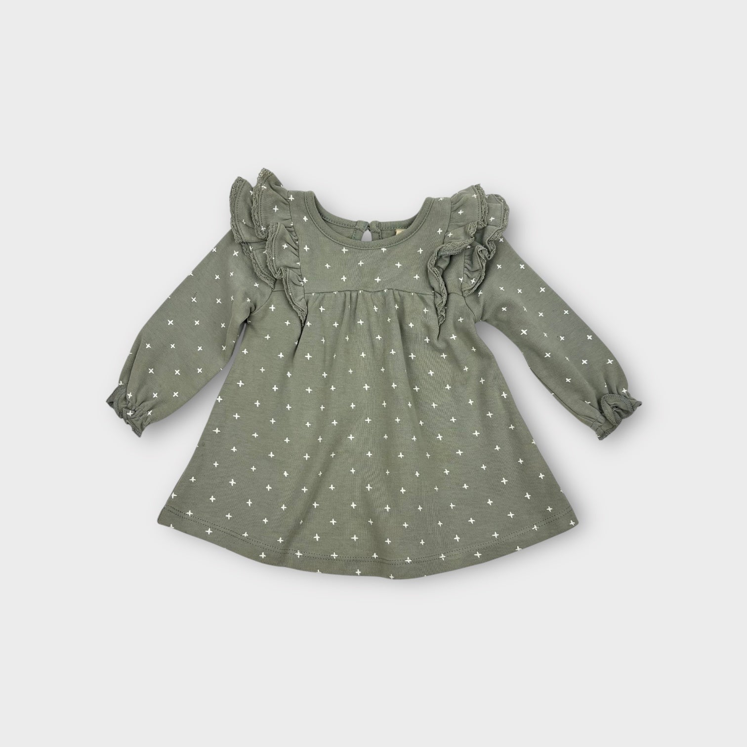 Quincy Mae Sage Dress, Size 00