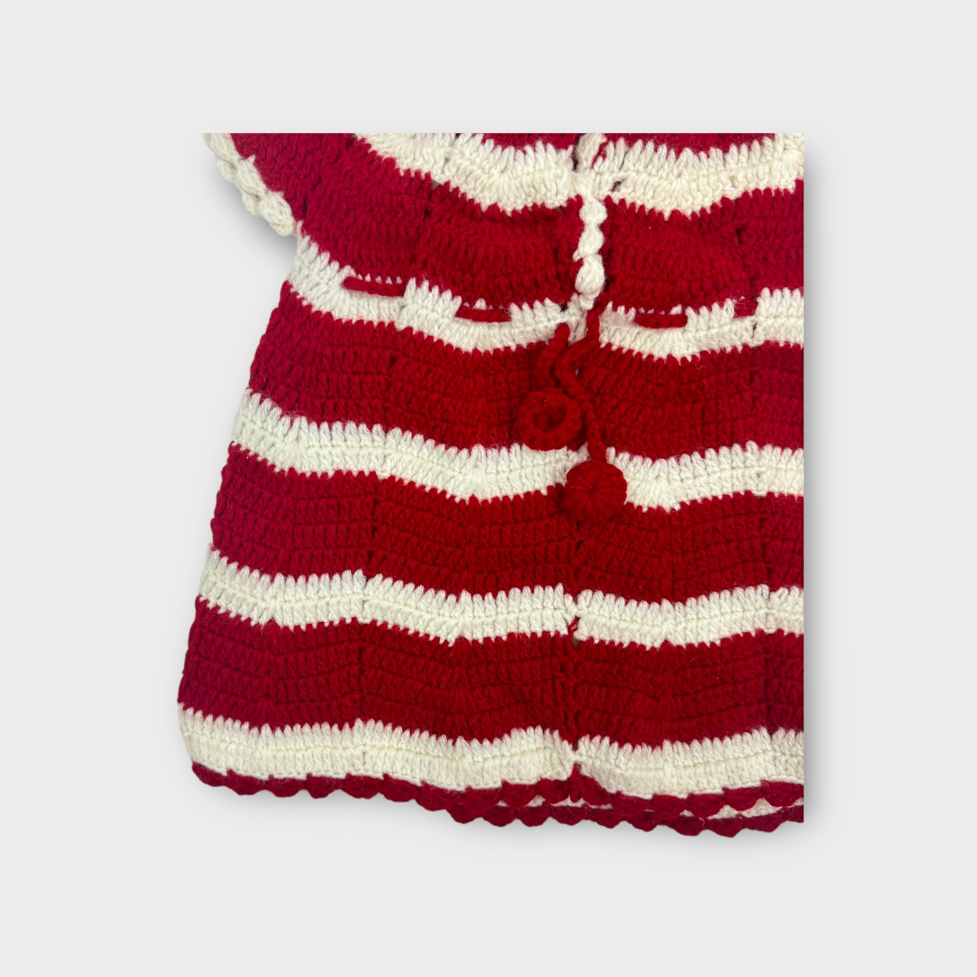 Vintage Handmade Knitted Dress, Size 0