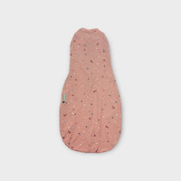Ergopouch 0.2 Tog Pink Garden Cocoon Swaddle Bag, Size 000