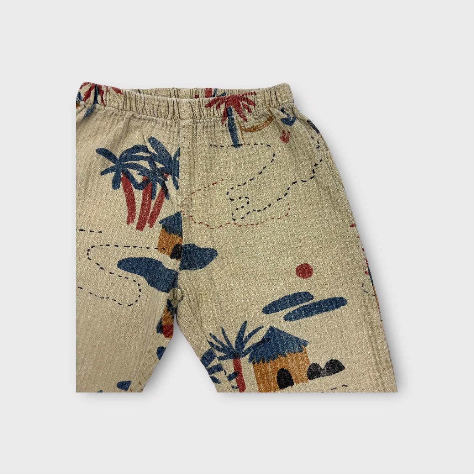 Bobo Choses Waffle Pants, Size 2-3