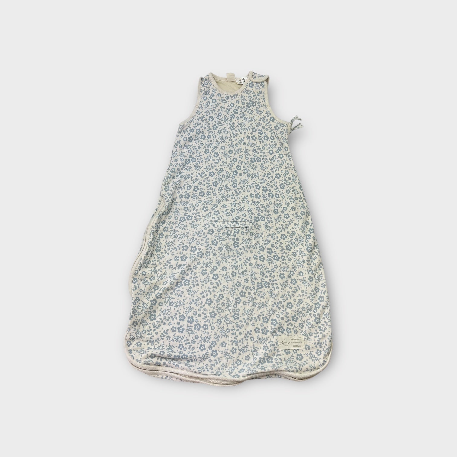 Nature Baby Blue Floral Sleep Sack, Size 0-2