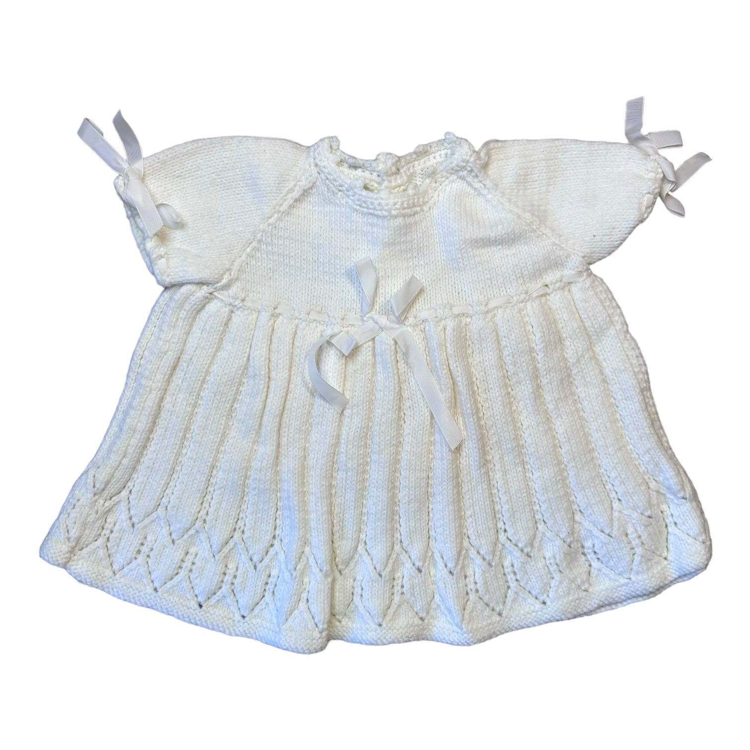 Vintage White Knit Set, Size 000
