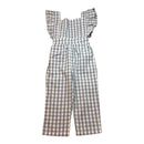 Neutral and Gingham Jumpsuit Bundle, Size 1