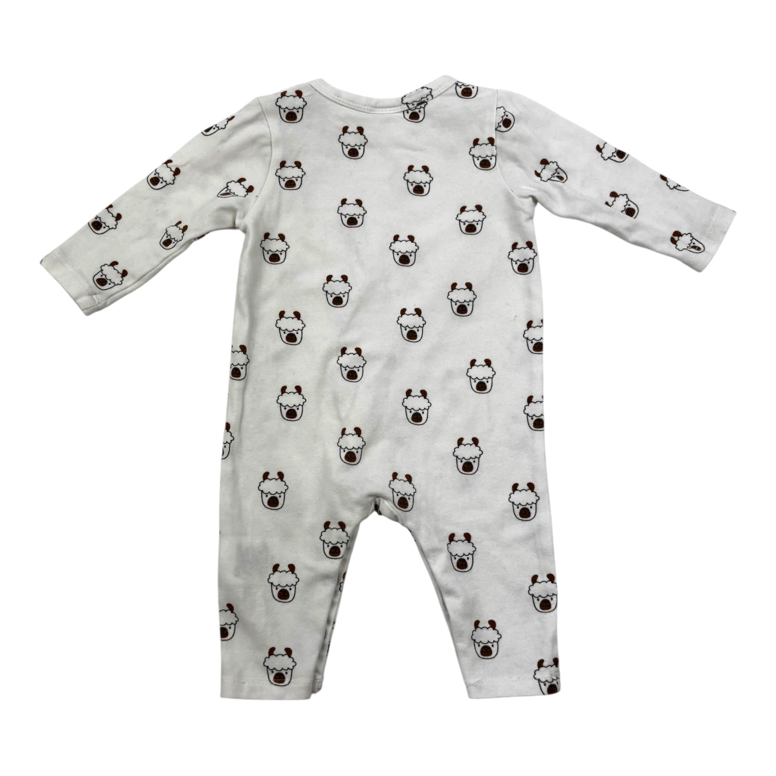 Seed Alpaca Print Onesie, Size 000