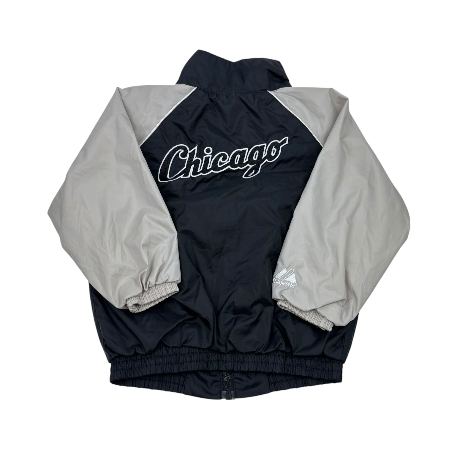 Black and Grey Chicago Windbreaker, Size 2