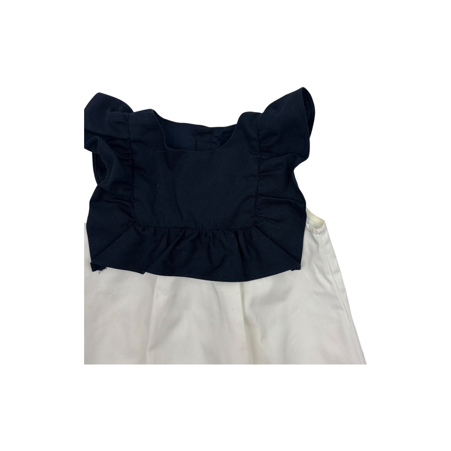 Jacadi Paris Navy and White Dress, Size 1