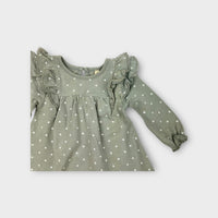 Quincy Mae Sage Dress, Size 00
